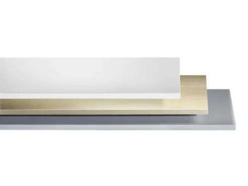 Schuifdeurkast 720x800x400mm 1 Legbord 1 Afdekplaat Afdekplaat Ral7035