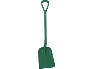 Vikan 56262 Schop 104cm Standaard Blad Metaaldetecteerbaar Groen - 1