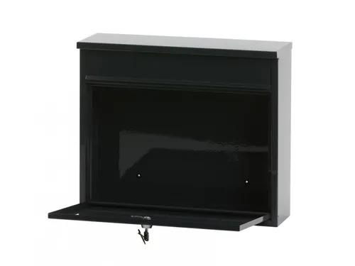 Wandbrievenbus 31.5cm Antraciet Staal