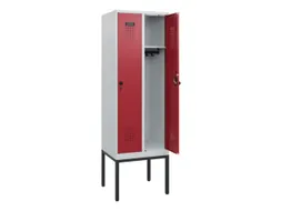 schoollocker,HxBxD 1950x600x500mm,2vak,vak B 300mm,draaigrendel