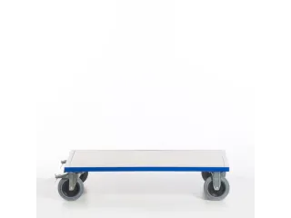 platformwagen,draagverm. 600kg,laadvl. LxB 1200x800mm,houtplaat - 1