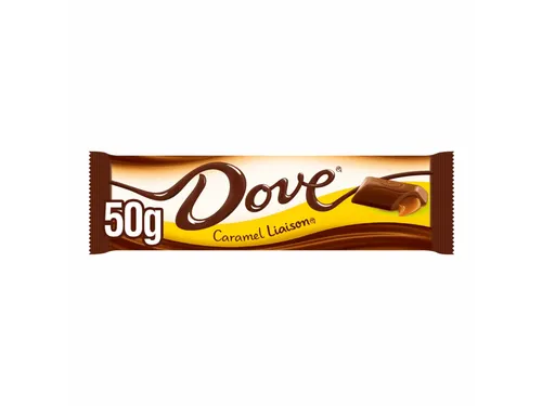 Dove chocoladereep liaison caramel 50 gram