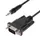 1m DB9 naar 3.5mm Seriële Kabel RS232