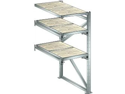 uittrekstelling voor zware lasten,HxBxD 2000x890x1260mm,vaklast 800kg