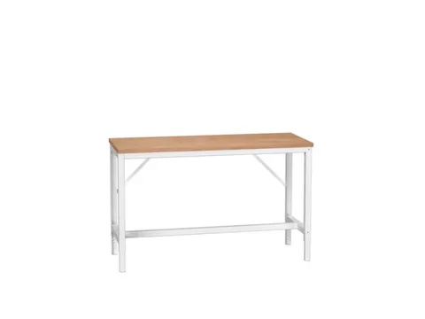 werkbank,HxBxD 780-930x1500x600mm,multiplexblad,4voeten,RAL7035