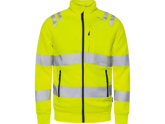 Fristads 7863 GPSW sweatvest, fluo geel, maat XS, per stuk