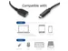 Kabel ACT USB 3.0 OTG USB-C male naar USB-A female