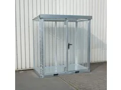 gasflessendepot,v. 32xØ 230mm fles,HxBxD 2260x2115x1155mm,m. deksel