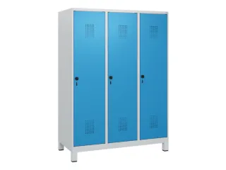 schoollocker,HxBxD 1630x1200x500mm,3vak,vak B 400mm,draaigrendel - 2