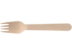 Papstar Vork Pure uit hout 16cm 250 stuks