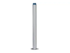 Afzetpaal Rvs Kettingkop Met Bodemplaat Schroefmontage