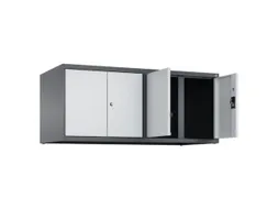 opzetkast,v. locker voor scheiding van kleding,4vak.,vak B 300mm
