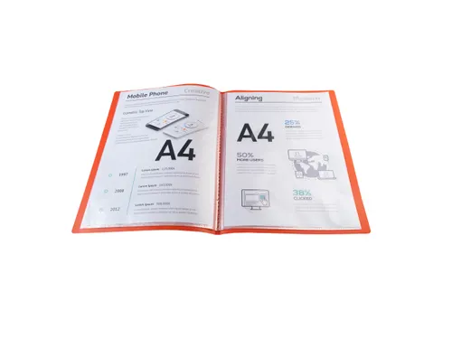 Showalbum PP 10 tas A4 rood
