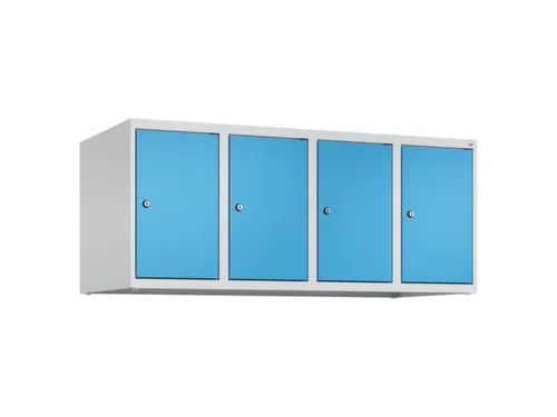 opzetkast,v. locker,4vak.,vak B 300mm,HxBxD 500x1200x500mm