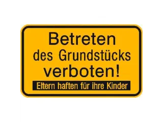 Wolk Gruppe Verbodsbord - 1