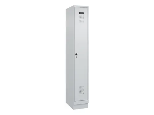 locker,HxBxD 1950x300x500mm,1vak,vak B 300mm,draaigrendel,sokkel