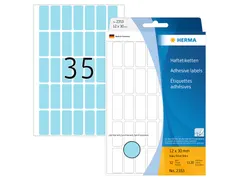 HERMA 2353 Universele etiketten 12x30mm Blauw 1120 stuks