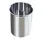 Ronde papierbak 15 Liter RVS