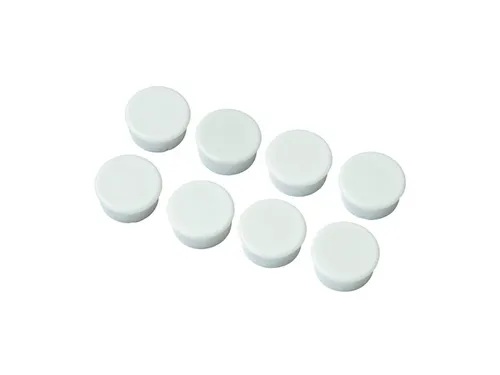 Magneten Millex 15mm wit set a 8 st.
