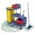 Reinigingswagen,Mopwringer/-Houder,Steel,Moppen,Zakhouder,Bak