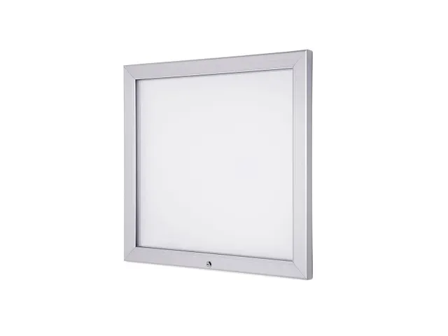Vitrine d'affichage verrouillable Alpha Indoor/Outdoor 6xA4 argent