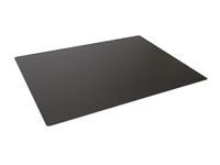 Schrijfonderlegger Zwart 650x500 mm med siergroef PP opaak