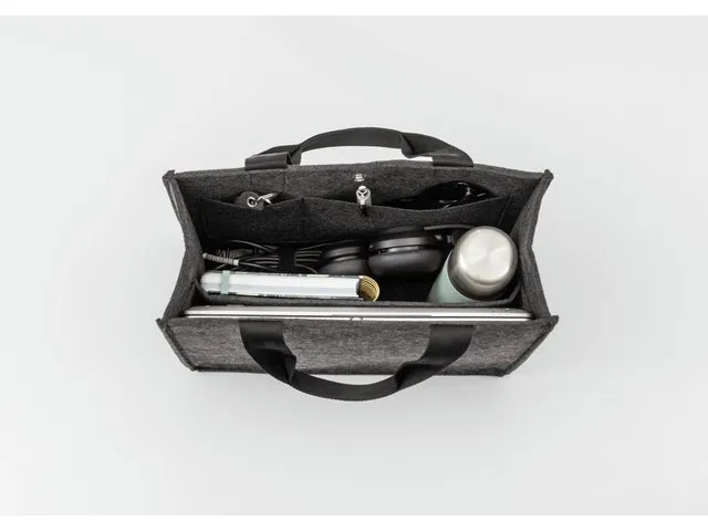 Bureau Tas Hybride werken Basic M donkergrijs 360x280x150mm