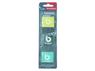 Kneedgum Bruynzeel Teens set à 3 kleuren - 1
