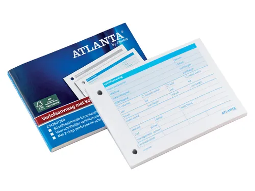 Verlofaanvraag Djois Atlanta A6 105x148mm zelfkopierend 50vel