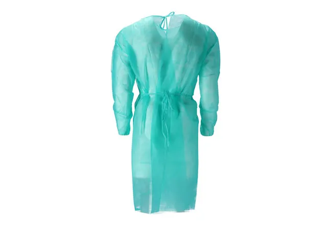 Blouse isolante PP non tissé sans latex Regular Vert 100 pièces