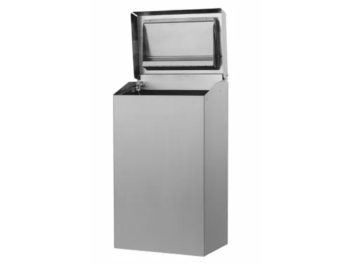 Afvalbak 50 Liter Gesloten RVS