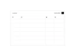 Magnetisch Planbord Team 60x90cm