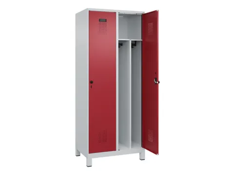 locker voor scheiding van kleding,HxBxD 1950x800x500mm,2vak