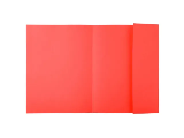 50 dossiermappen met 1 klep ROCK''S 220 24x32cm Rood