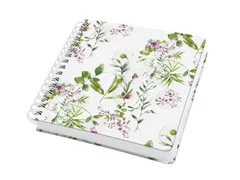 Notitieboek Jolie A5 vierkant spiraal Fairytale Garden HC blanco 240pa