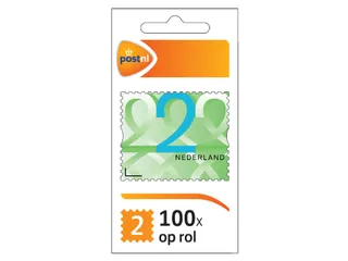 Postzegel NL waarde 2 zelfklevend 100 stuks - 1