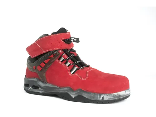 My Energy Red Flex S3 werkschoenen hoog zwart/rood maat 38