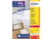 adresetiket Avery QuickPeel 63,5x46,6 wit 100 vel 18 etiketten per vel