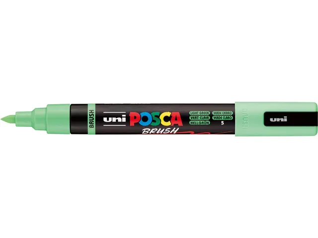 Uni Posca paintmarker PC-5BR 1 - 4 mm penseel lichtgroen