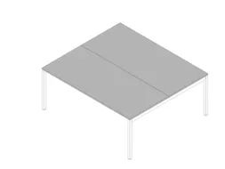 In hoogte verstelbare benchtafel,HxBxD 680-760x1800x1600mm,blad grijs
