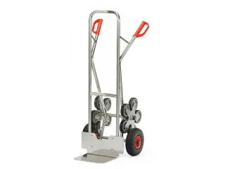 Aluminium Trappensteekwagen 200kg Schep 320x250 Massief Rubber Banden - 1