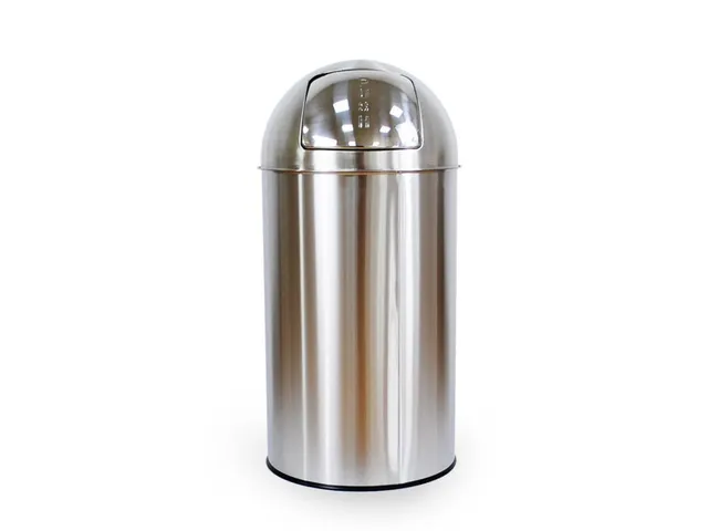 Push Bin Prullenbak RVS 40 Liter