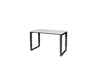 Domino Plus Bureau Hoogte Verstelbaar 1200x600mm Grijs Zwart O-Poot - 1