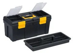 gereedschapskist,HxBxD 240x510x240mm,onderdeelvakken,draagbakken,PP