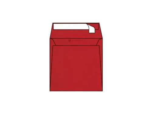 Gekleurde Envelop 120 gram 170x170mm Rood 250 Stuks