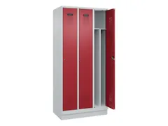 locker voor scheiding van kleding,HxBxD 1950x900x500mm,3vak