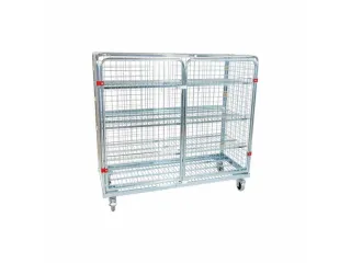rolcontainer,draagverm. 500kg,HxLxB 1400x620x1500mm,nuttige H 1190mm - 1