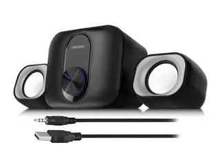 2.1 Stereo Speakerset Voor PC En Laptop, USB-Voeding - 1