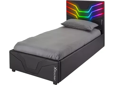 Xrocker Cosmos Rgb Gaming 1-persoonsbed 2023046 90x190cm zwart
