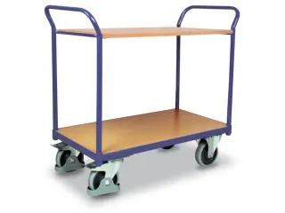 Tafelwagen 200kg 850x500mm 2 Etages Ral5010 - 2